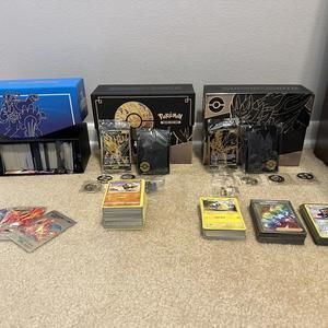 Pokemon TCG OPENED Booster Box Bundle Battlestyles, Zacian, Zamazenta